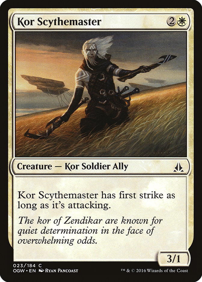 Kor Scythemaster [Oath of the Gatewatch] | Good Games Adelaide SA