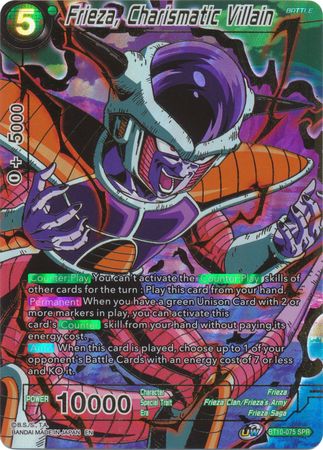 Frieza, Charismatic Villain (SPR) (BT10-075) [Rise of the Unison Warrior 2nd Edition] | Good Games Adelaide SA