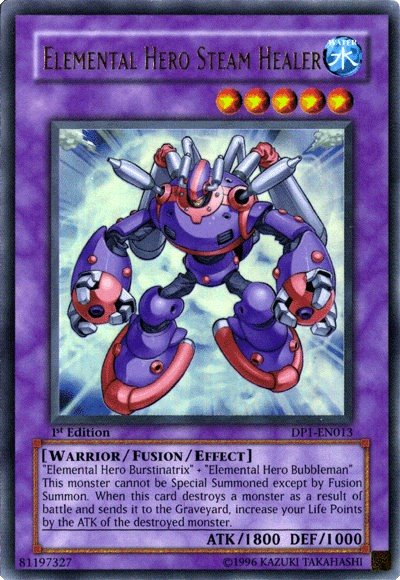 Elemental Hero Steam Healer [DP1-EN013] Ultra Rare | Good Games Adelaide SA