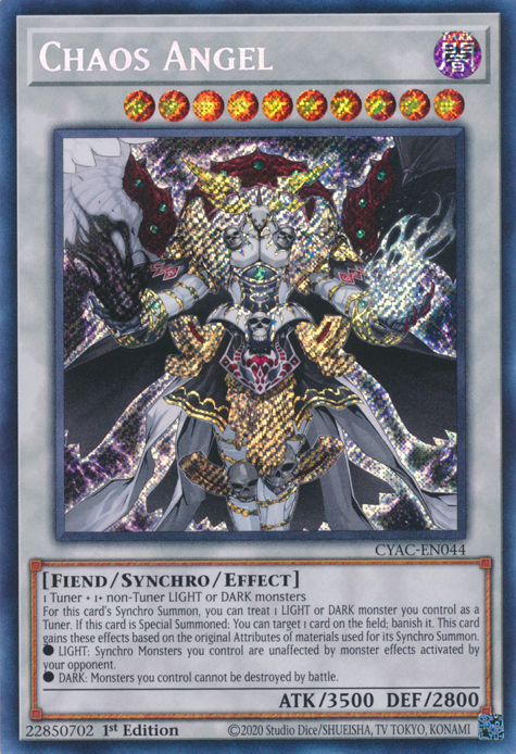 Chaos Angel [CYAC-EN044] Secret Rare | Good Games Adelaide SA