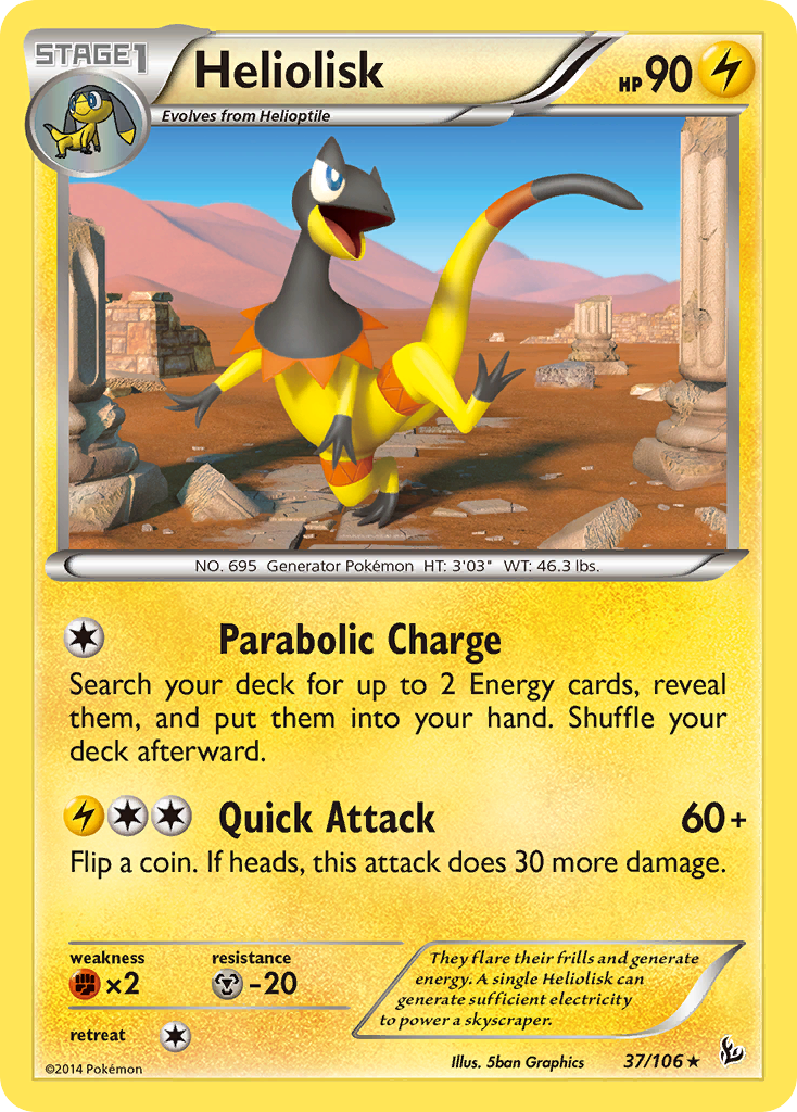 Heliolisk (37/106) [XY: Flashfire] | Good Games Adelaide SA