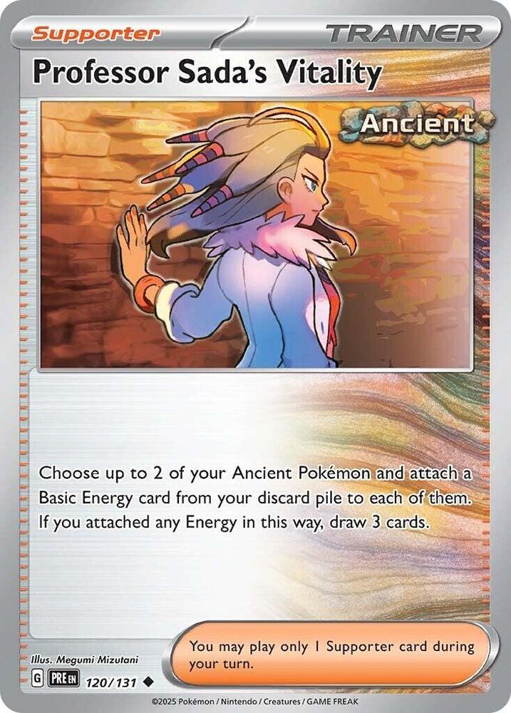 Professor Sada's Vitality (120/131) [Scarlet & Violet: Prismatic Evolutions] | Good Games Adelaide SA