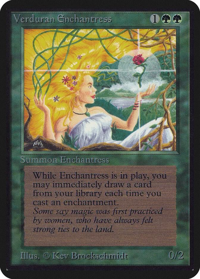 Verduran Enchantress  (Alpha Edition)  | Good Games Adelaide SA