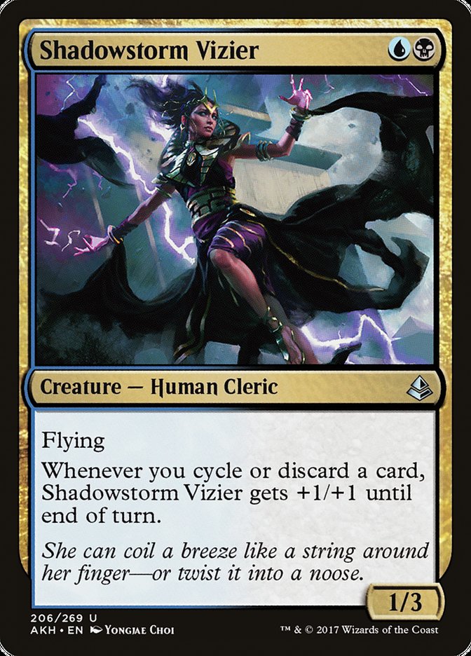 Shadowstorm Vizier 206 (Amonkhet)  - Foil | Good Games Adelaide SA