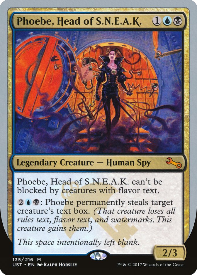 Phoebe, Head of S.N.E.A.K. 135 (Unstable)  | Good Games Adelaide SA
