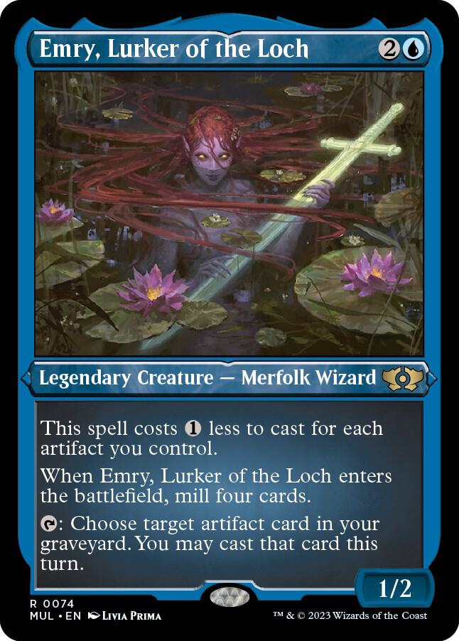 Emry, Lurker of the Loch 74 (March of the Machine: Multiverse Legends)  - Etched Foil | Good Games Adelaide SA