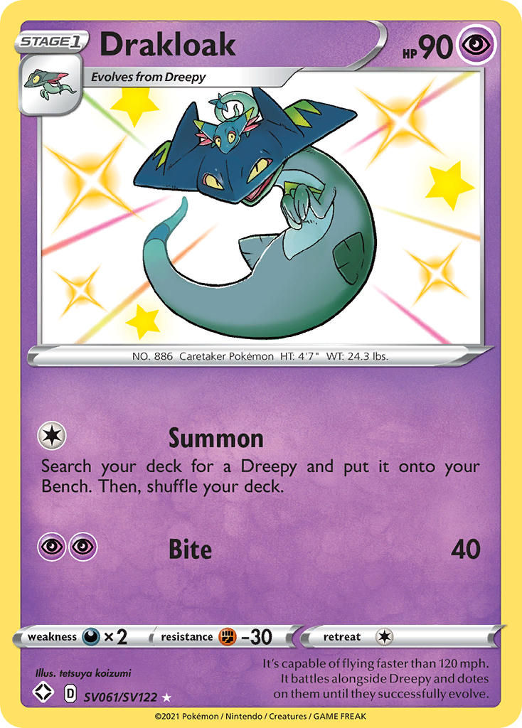 Drakloak (SV061/SV122) [Sword & Shield: Shining Fates] | Good Games Adelaide SA