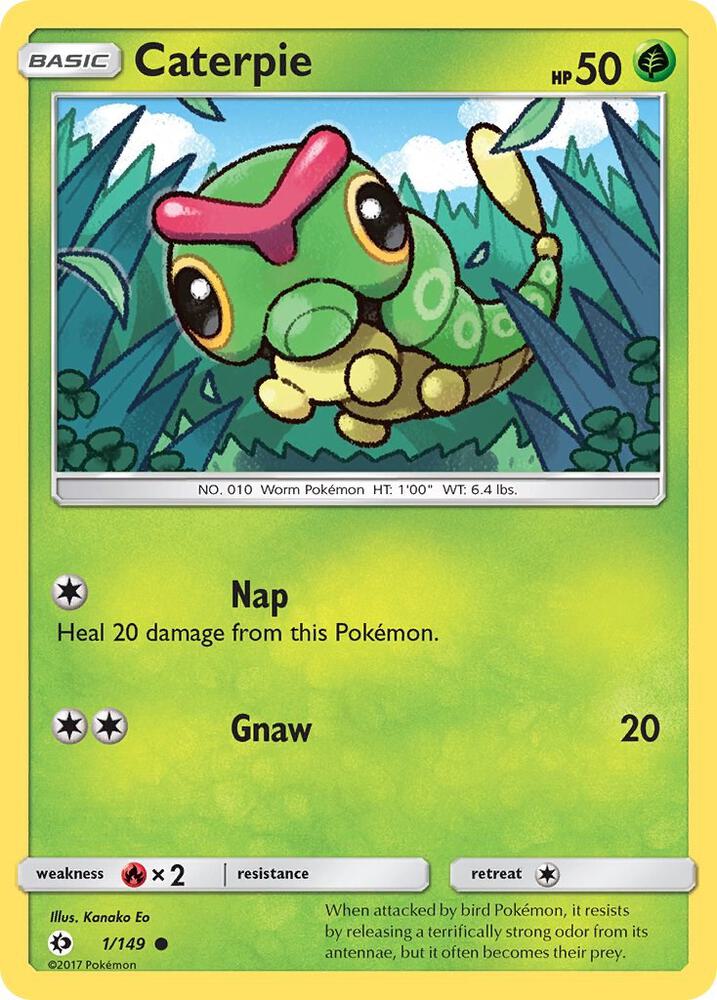 Caterpie 1/149 (SM Base Set)  | Good Games Adelaide SA