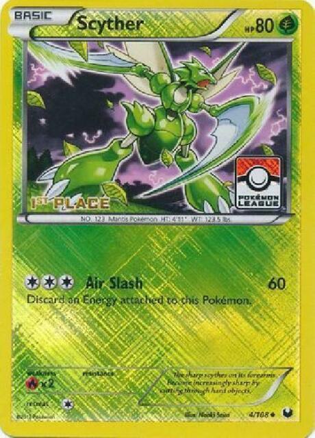 Scyther 4 108 Pokemon League 1st Place 004/108 (League & Championship Cards)  - Reverse Holofoil | Good Games Adelaide SA