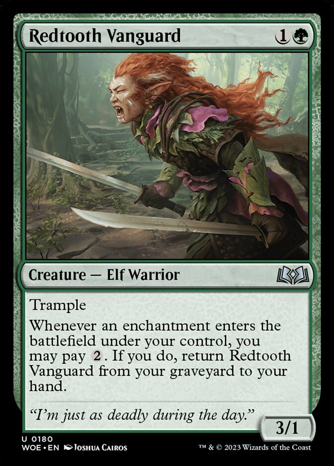 Redtooth Vanguard 180 (Wilds of Eldraine)  | Good Games Adelaide SA