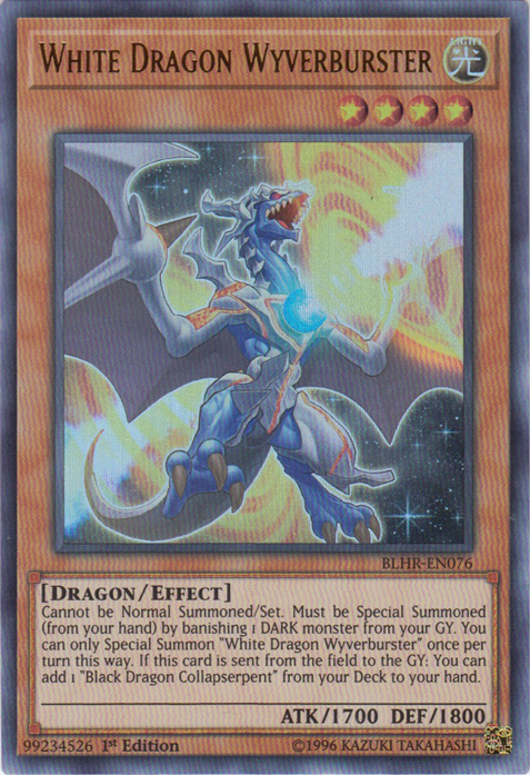 White Dragon Wyverburster [BLHR-EN076] Ultra Rare | Good Games Adelaide SA