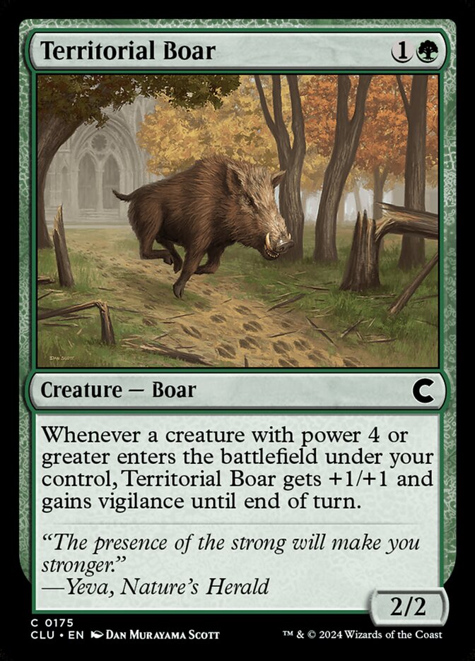 Territorial Boar 175 (Ravnica: Clue Edition)  | Good Games Adelaide SA