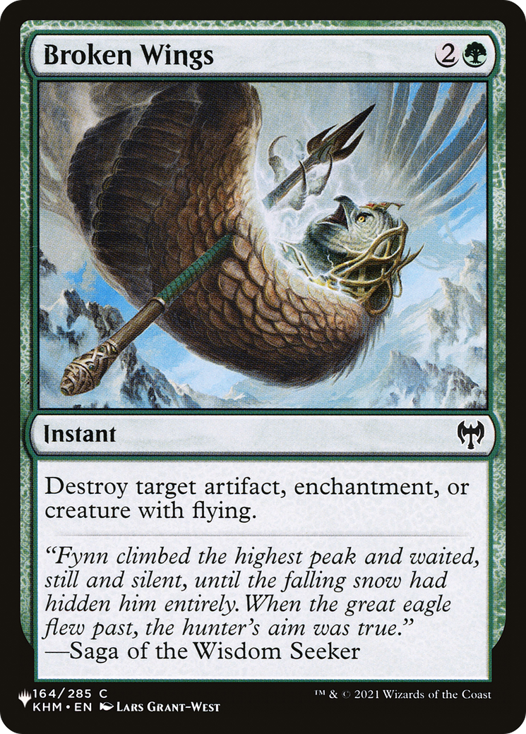 Broken Wings [The List Reprints] | Good Games Adelaide SA