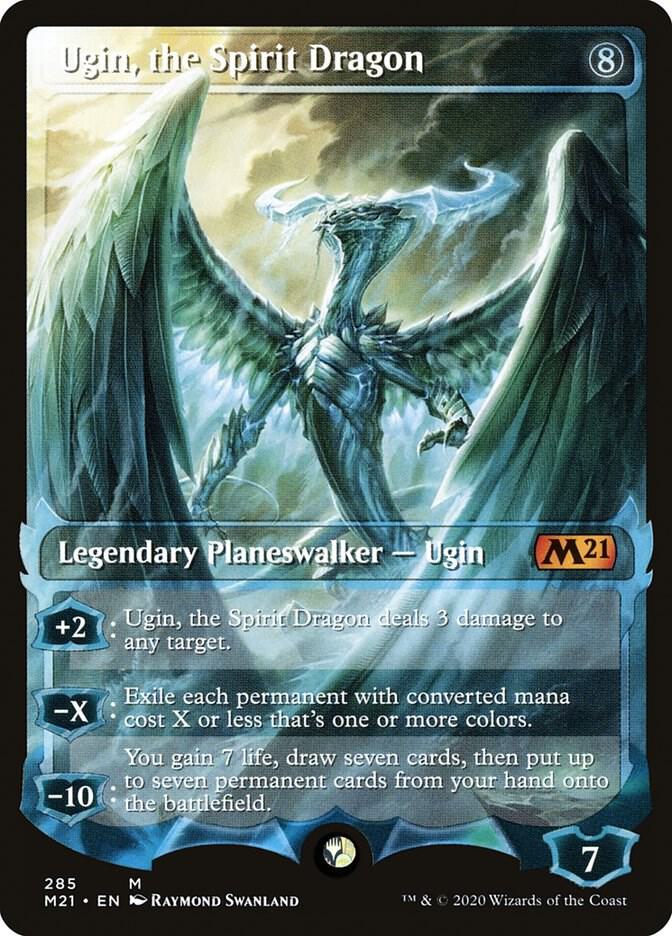 Ugin, the Spirit Dragon 285 (Core Set 2021)  - Foil | Good Games Adelaide SA