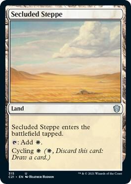 Secluded Steppe 315 (Commander 2021)  | Good Games Adelaide SA