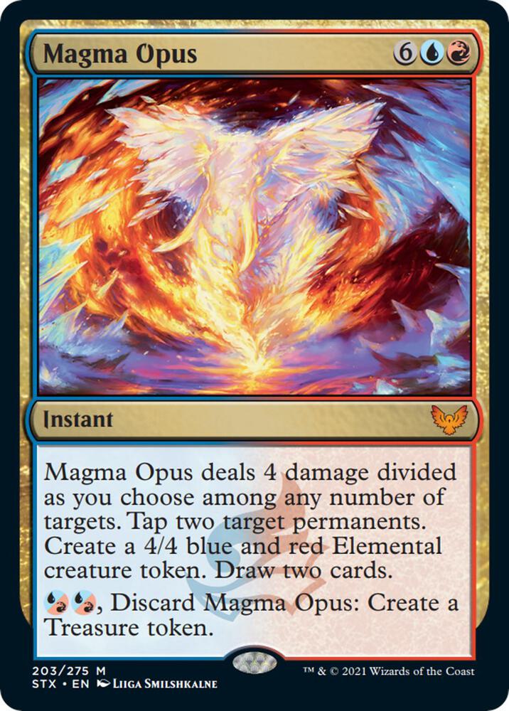 Magma Opus 203 (Strixhaven: School of Mages)  - Foil | Good Games Adelaide SA