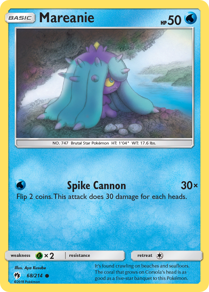 Mareanie (68/214) [Sun & Moon: Lost Thunder] | Good Games Adelaide SA