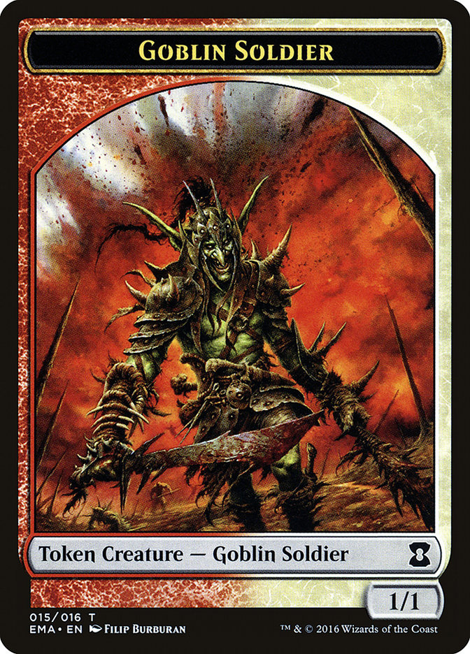 Goblin Soldier Token [Eternal Masters Tokens] | Good Games Adelaide SA