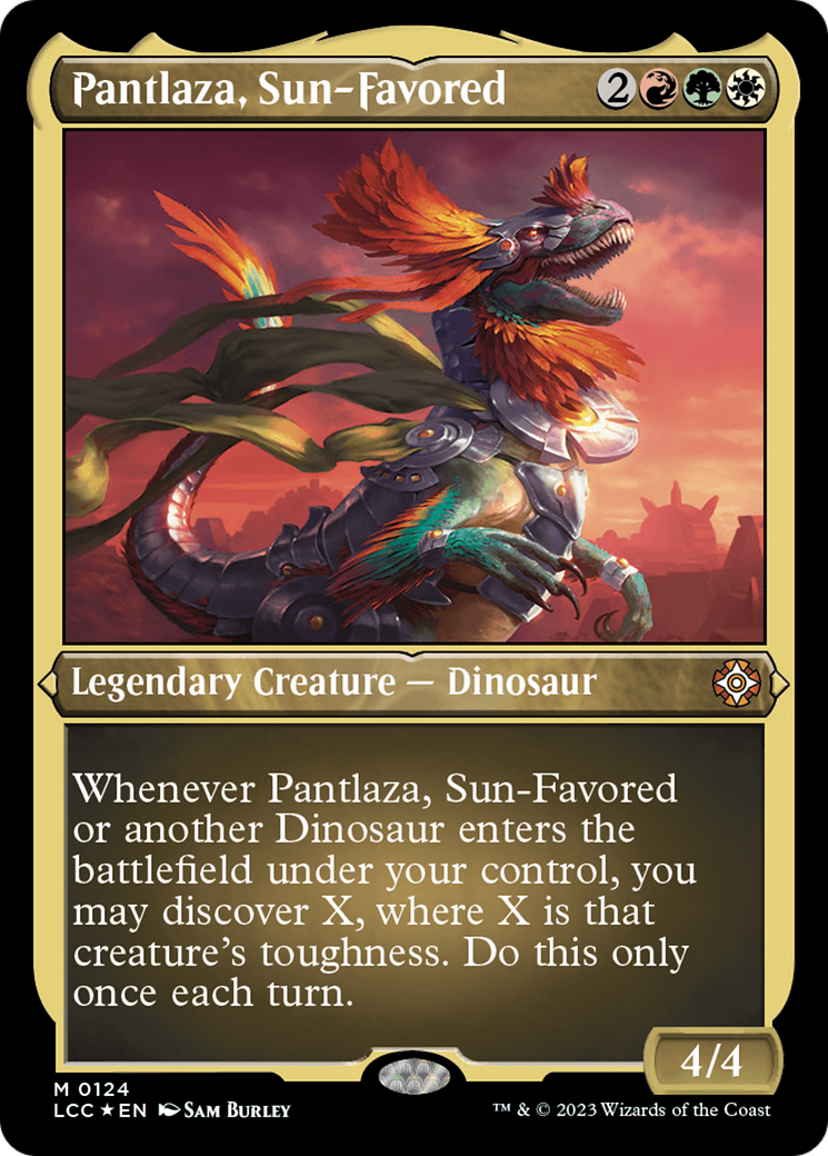 Pantlaza, Sun-Favored (Display Commander) [The Lost Caverns of Ixalan Commander] | Good Games Adelaide SA