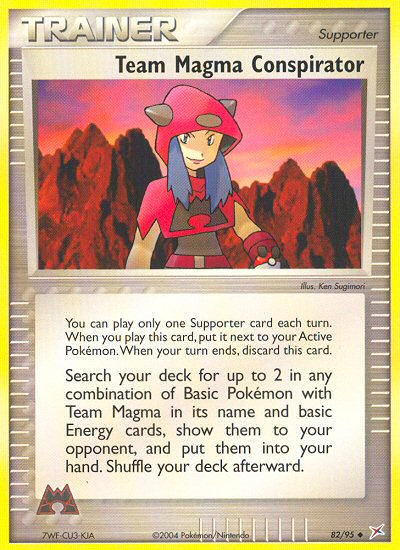 Team Magma Conspirator (82/95) [EX: Team Magma vs Team Aqua] | Good Games Adelaide SA