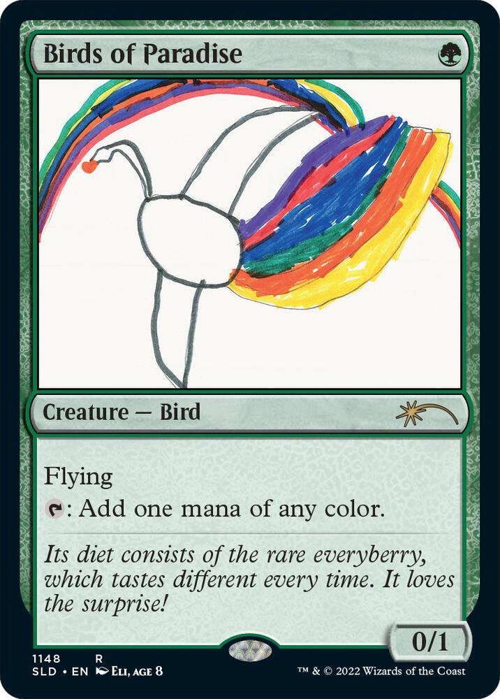 Birds of Paradise 1148 1148 (Secret Lair Drop Series)  - Foil | Good Games Adelaide SA