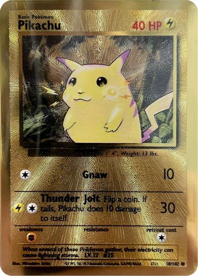 Pikachu (58/102) (Celebrations Metal Card) [Celebrations: 25th Anniversary] | Good Games Adelaide SA