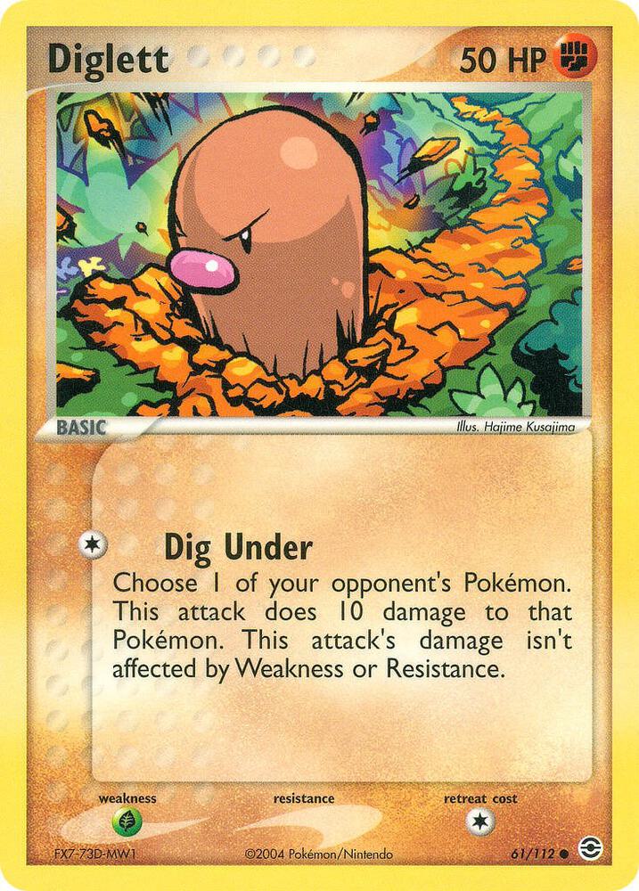 Diglett 61/112 (FireRed & LeafGreen)  | Good Games Adelaide SA