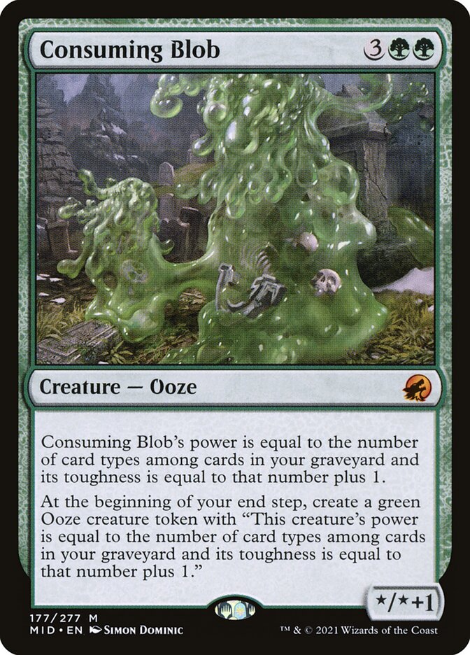 Consuming Blob 177 (Innistrad: Midnight Hunt)  - Foil | Good Games Adelaide SA