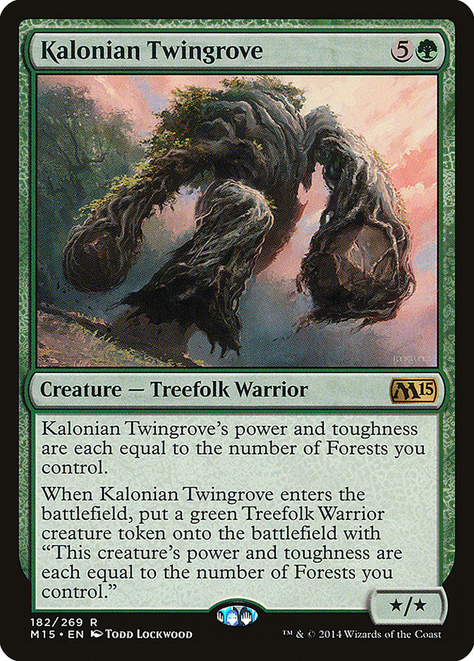 Kalonian Twingrove 182 (Magic 2015 (M15))  - Foil | Good Games Adelaide SA
