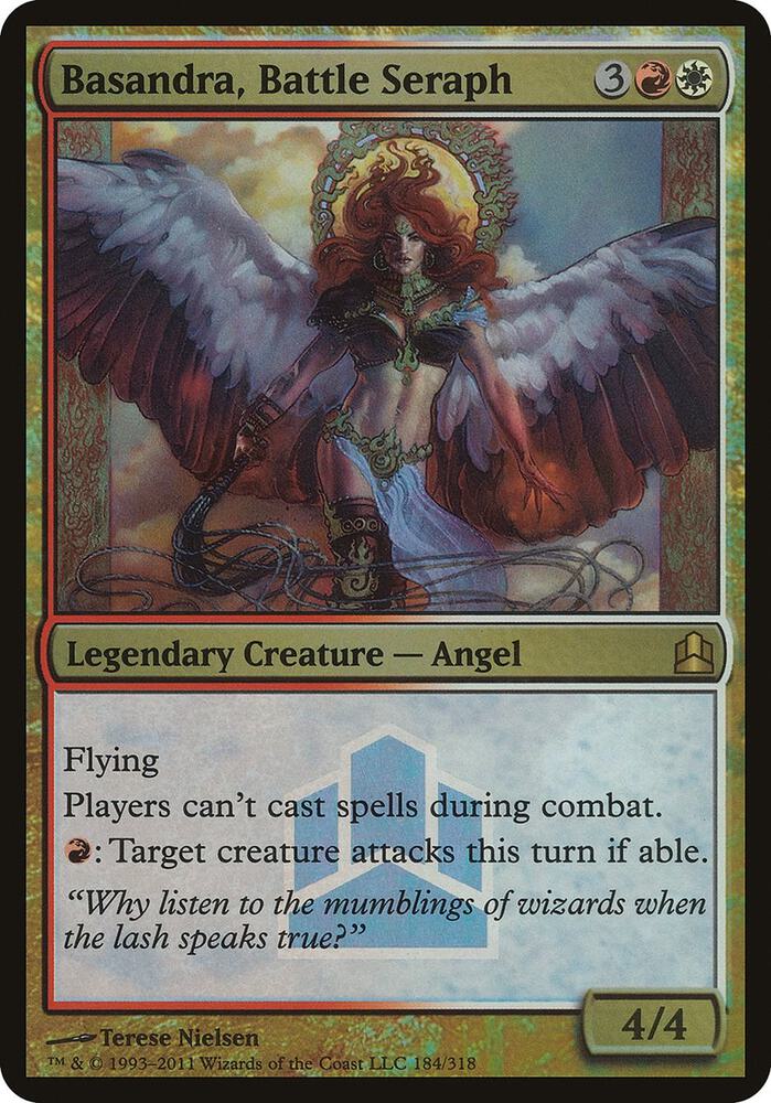Basandra Battle Seraph 184 (Oversize Cards)  - Foil | Good Games Adelaide SA