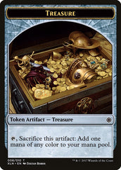 Dinosaur // Treasure (008) Double-sided Token [Ixalan Tokens] | Good Games Adelaide SA