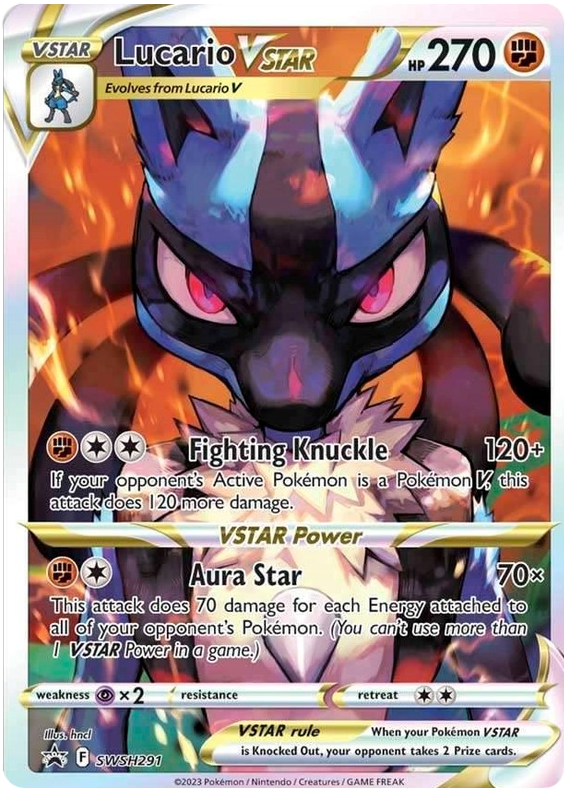 Lucario VSTAR (SWSH291) [Sword & Shield: Black Star Promos] | Good Games Adelaide SA