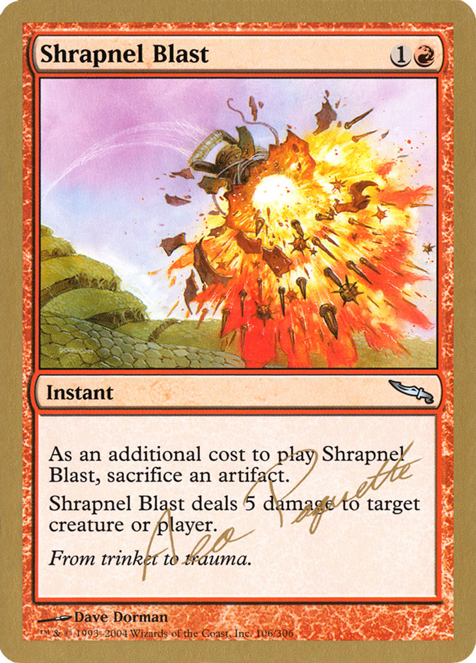Shrapnel Blast (Aeo Paquette) [World Championship Decks 2004] | Good Games Adelaide SA