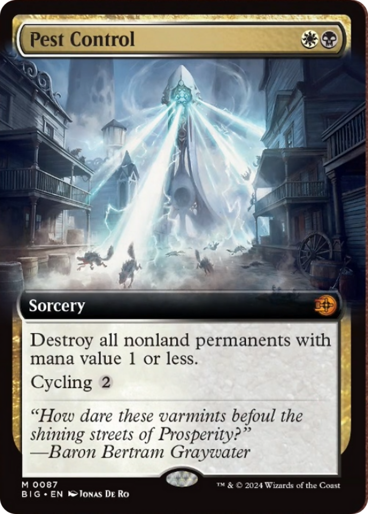 Pest Control (Extended Art) [Outlaws of Thunder Junction: The Big Score] | Good Games Adelaide SA