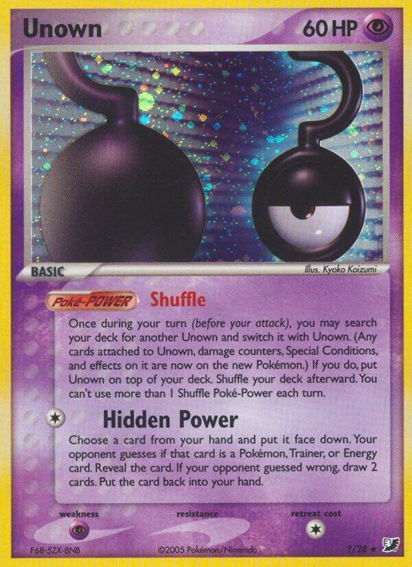 Unown ?/28 (Unseen Forces)  - Holofoil | Good Games Adelaide SA