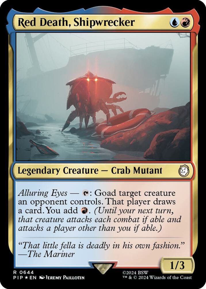 Red Death, Shipwrecker 644 (Universes Beyond: Fallout)  - Foil | Good Games Adelaide SA