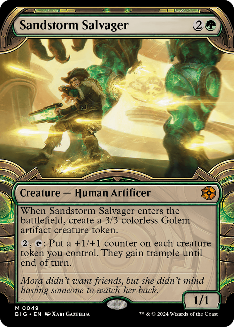 Sandstorm Salvager (Showcase) [Outlaws of Thunder Junction: The Big Score] | Good Games Adelaide SA