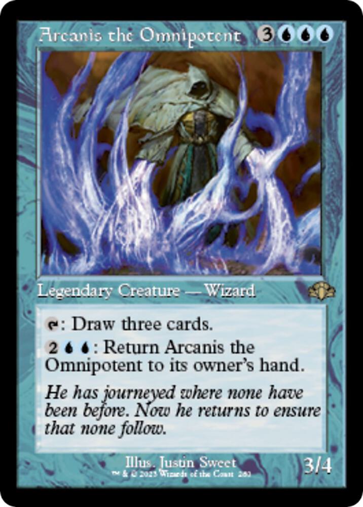 Arcanis the Omnipotent Retro Frame 280 (Dominaria Remastered)  | Good Games Adelaide SA