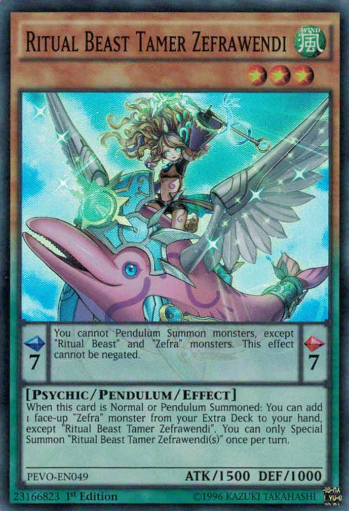 Ritual Beast Tamer Zefrawendi [PEVO-EN049] Super Rare | Good Games Adelaide SA