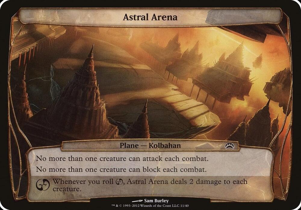 Astral Arena Planechase 2012 11 (Oversize Cards)  | Good Games Adelaide SA