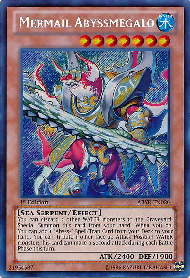 Mermail Abyssmegalo [ABYR-EN020] Secret Rare | Good Games Adelaide SA