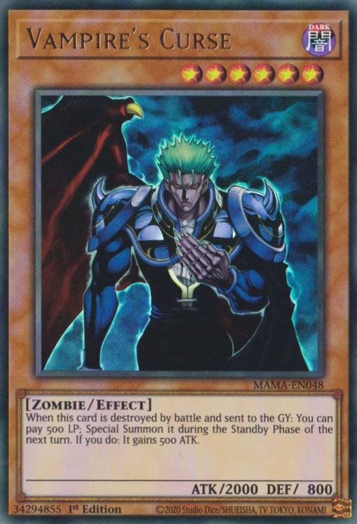 Vampire's Curse [MAMA-EN048] Ultra Rare | Good Games Adelaide SA