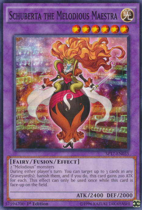 Schuberta the Melodious Maestra [SP17-EN035] Starfoil Rare | Good Games Adelaide SA