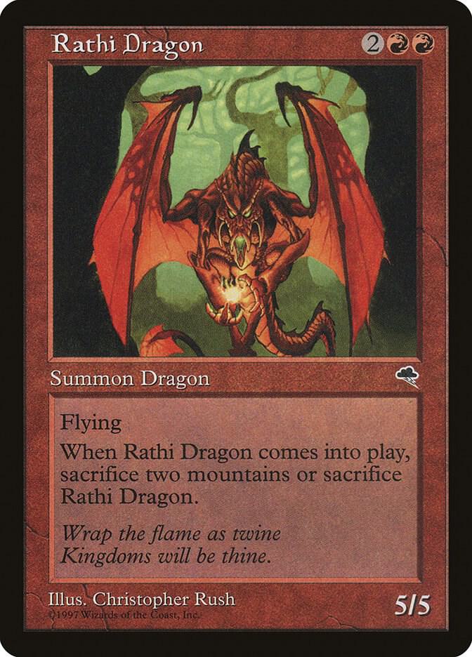 Rathi Dragon 196/350 (Tempest)  | Good Games Adelaide SA