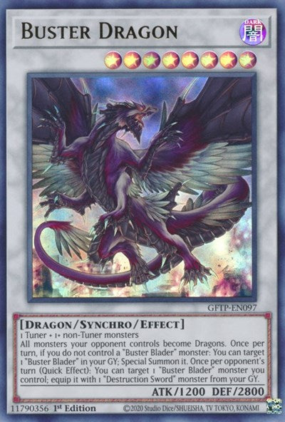 Buster Dragon [GFTP-EN097] Ultra rare | Good Games Adelaide SA