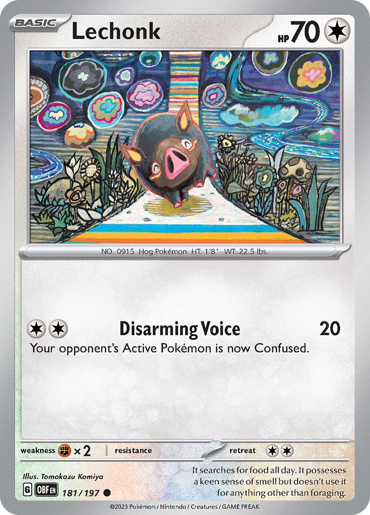 Lechonk (181/197) [Scarlet & Violet: Obsidian Flames] | Good Games Adelaide SA