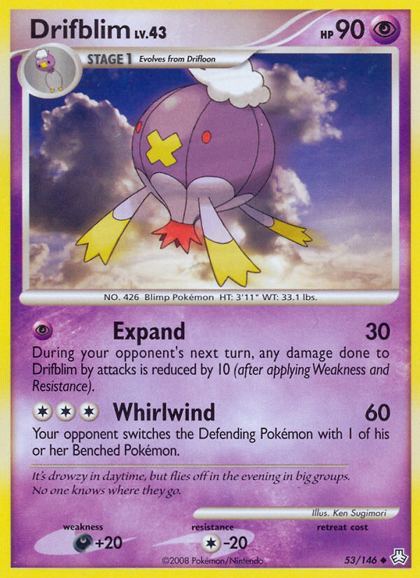 Drifblim (53/146) [Diamond & Pearl: Legends Awakened] | Good Games Adelaide SA