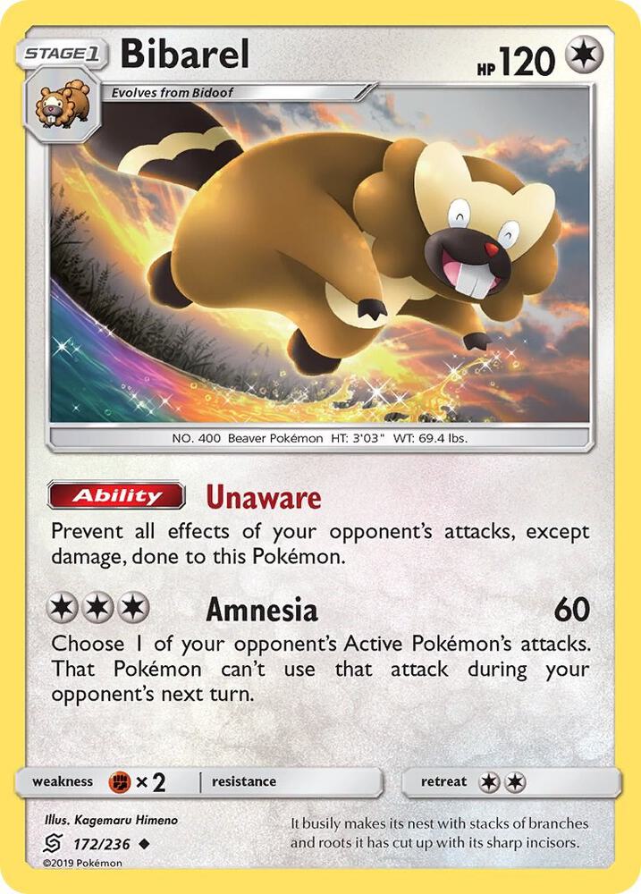 Bibarel 172/236 (SM - Unified Minds)  | Good Games Adelaide SA