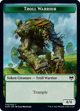 Troll Warrior Token 16 (Kaldheim)  | Good Games Adelaide SA