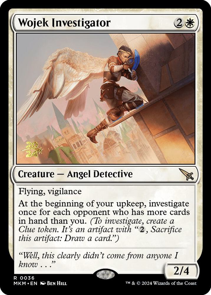 Wojek Investigator 36 (Prerelease Cards)  - Foil | Good Games Adelaide SA